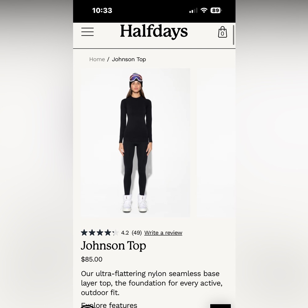 Half days Johnson Top